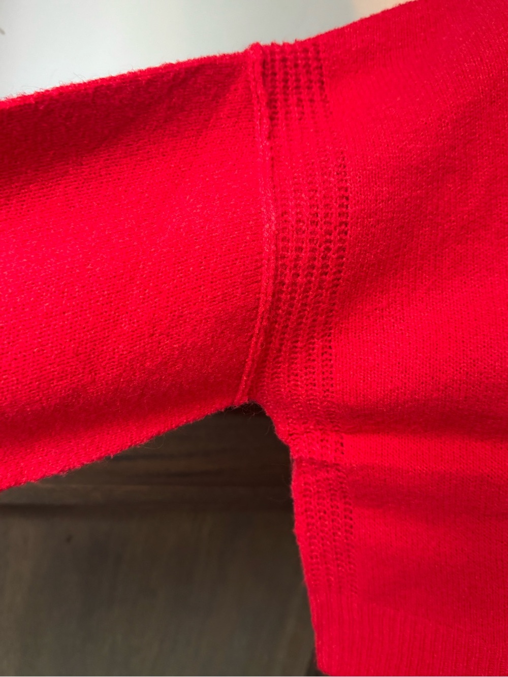 wild fable Bright Red Cropped Crewneck Sweater - Picture 5 of 7